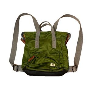 ORI LONDON Bantry B Recycled Nylon Small Backpack Avocado Green